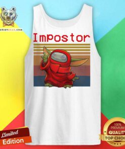 Baby Yoda Impostor Among Us Vintage Tank Top - Design By Teeshirtbear.com