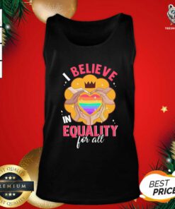 LGBT Heart I Believe In Equality For All Tank Top - Design By Teeshirtbear.com
