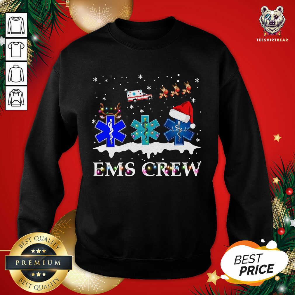 Nurse Santa Hat Reindeer Ems Crew Merry Christmas Sweatshirt - Design By Teeshirtbear.com Nurse Santa Hat Reindeer Ems Crew Merry Christmas Sweatshirt - Design By Teeshirtbear.com