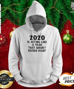 2020 Is Acting Like A Year That Wasn’t Raised Right Hoodie - Design By Teeshirtbear.com