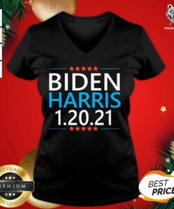 Biden Harris President Inauguration Day 2021 V-neck - Design By Teeshirtbear.com
