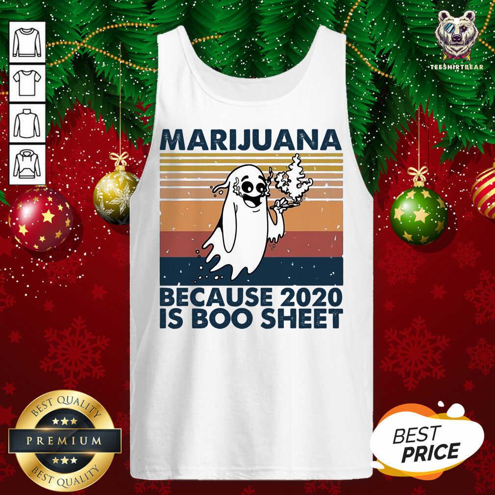 Marijuana Because 2020 Is Boo Sheet Vintage Tank Top - Design By Teeshirtbear.com Marijuana Because 2020 Is Boo Sheet Vintage Tank Top - Design By Teeshirtbear.com