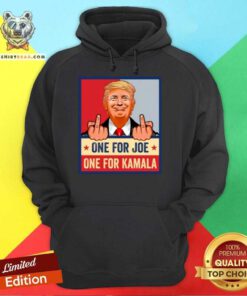 One For Joe Biden One For Kamala Harris Hoodie - Design By Teeshirtbear.com