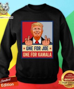One For Joe Biden One For Kamala Harris Sweatshirt - Design By Teeshirtbear.com