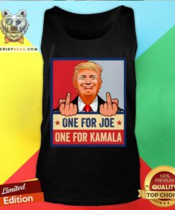One For Joe Biden One For Kamala Harris Tank Top - Design By Teeshirtbear.com