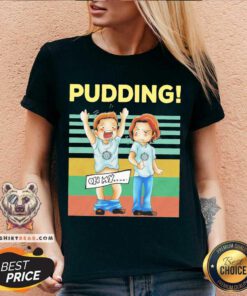 Pudding Oh My Supernatural Vintage V-neck - Design By Teeshirtbear.com