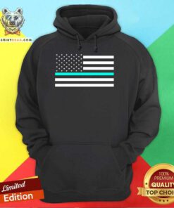 The Thin Baja Blast Line Flag Hoodie - Design By Teeshirtbear.com