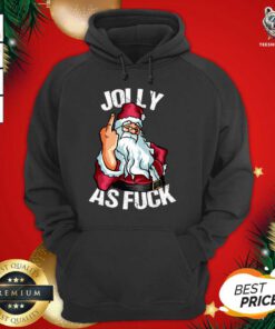 Adult Christmas Design Men Women Jolly As Fuck Hoodie - Design By Teeshirtbear.com
