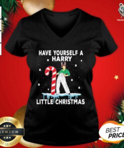 Have Yourself A Harry Little Christmas 2020 V-neck - Design By Teeshirtbear.com