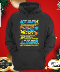 I Will Read Books On A Boat Everywhere Reading Hoodie - Design By Teeshirtbear.com