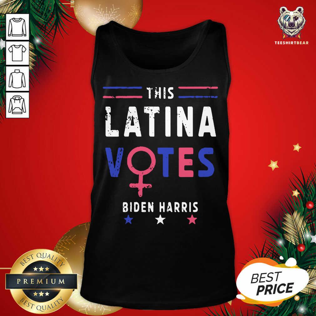 This Latina Votes Biden Harris Stars Election Tank Top - Design By Teeshirtbear.com This Latina Votes Biden Harris Stars Election Tank Top - Design By Teeshirtbear.com