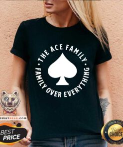Ace Family Merch Royal Blue Circle Ace Family ShirtGreat Ace Family Merch Royal Blue Circle Ace Family V-neck - Design By Teeshirtbear.com