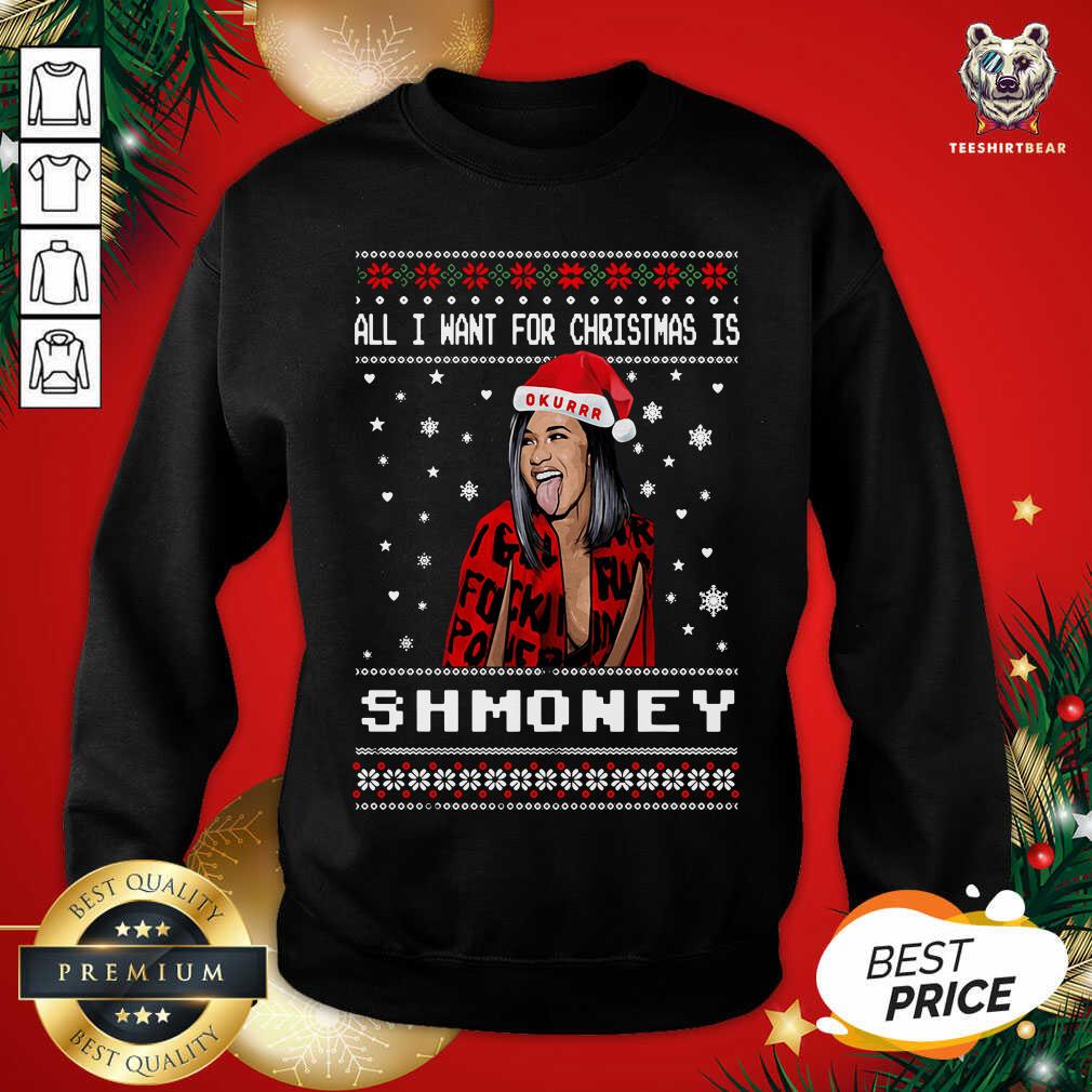All I Want For Christmas Is Shmoney Ugly Merry Christmas Sweatshirt - Design By Teeshirtbear.com All I Want For Christmas Is Shmoney Ugly Merry Christmas Sweatshirt - Design By Teeshirtbear.com