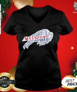 Buffalo Bills Let’s Go Buffalo AFC East Champions V-neck - Design By Teeshirtbear.com