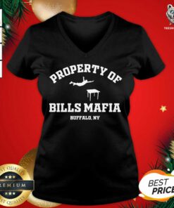 Buffalo Bills Property Of Bills Mafia Buffalo Ny V-neck - Design By Teeshirtbear.com