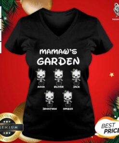 Mamaw’s Garden Groot Anna Oliver Jack Jonathan Amber V-neck - Design By Teeshirtbear.com