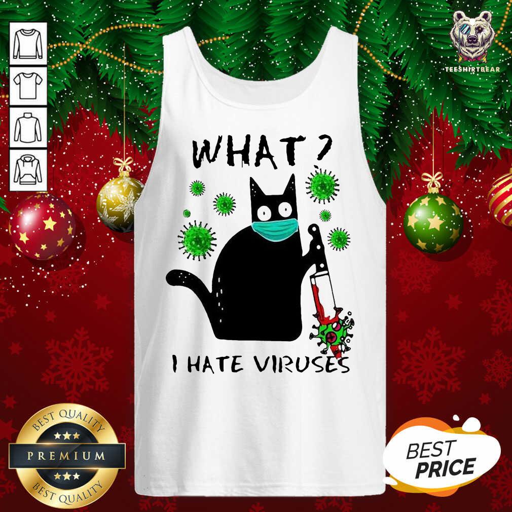 Back Cat Kill Corona What I Hate Viruses Tank Top - Design By Teeshirtbear.com Back Cat Kill Corona What I Hate Viruses Tank Top - Design By Teeshirtbear.com