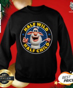 Booba Half Wild Half Child Sweatshirt - Design By Teeshirtbear.com