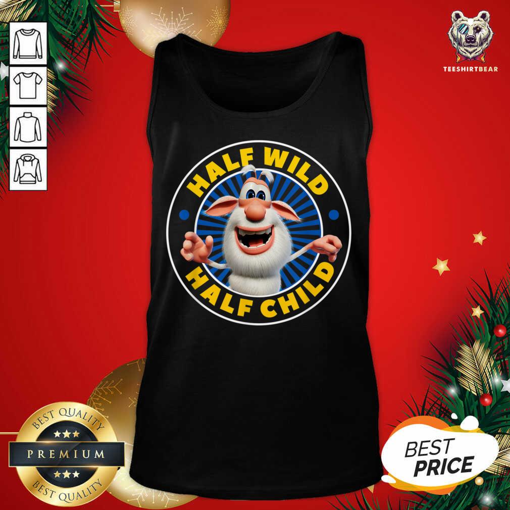 Booba Half Wild Half Child Tank Top - Design By Teeshirtbear.com Booba Half Wild Half Child Tank Top - Design By Teeshirtbear.com