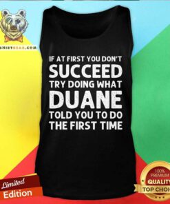 Duane Name Personalized Birthday Christmas Joke Tank Top - Design By Teeshirtbear.com
