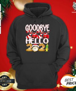 Goodbye 2020 Hello 2021 Happy New Year 2021 Toilet Paper Vaccine Hoodie - Design By Teeshirtbear.com