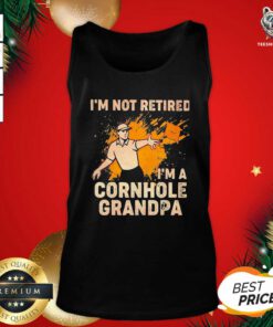 I’m Not Retired I’m A Cornhole Grandma Tank Top - Design By Teeshirtbear.com