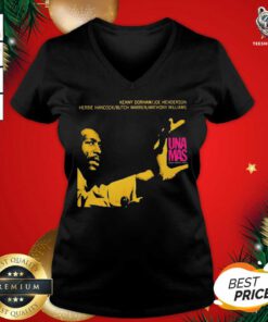 Jazz Album Cover Artwork Reproduction Kenny Dorham Trumpet Player Afro American Artist Band V-neck - Design By Teeshirtbear.com