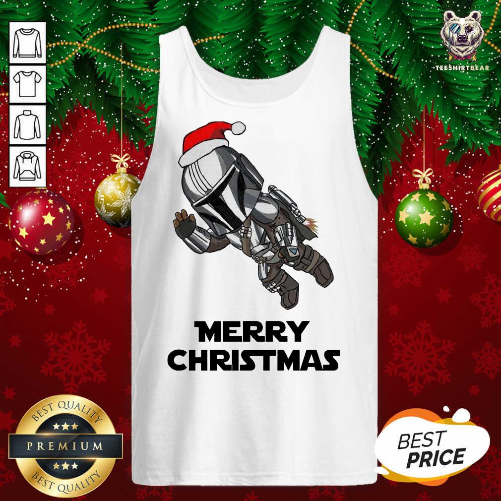 The Mandalorian Hat Santa Merry Christmas 2020 Tank Top - Design By Teeshirtbear.com The Mandalorian Hat Santa Merry Christmas 2020 Tank Top - Design By Teeshirtbear.com