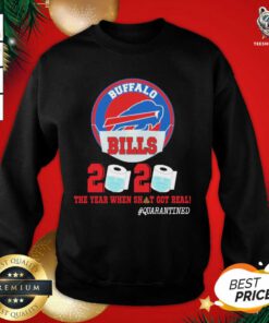 Buffalo Bills Face Mask 2020 Toilet Paper The Year When Shit Got Real #Quarantined Sweatshirt - Design By Teeshirtbear.com