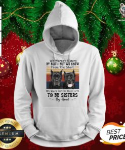 Cane Corso We Weren’t Sisters By Birth But We Knew From The Start We Were Put On This Earth To Be Sisters By Heart Vintage Hoodie - Design By Teeshirtbear.com
