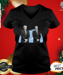Joe Biden And Bernie Sanders V-neck - Design By Teeshirtbear.com