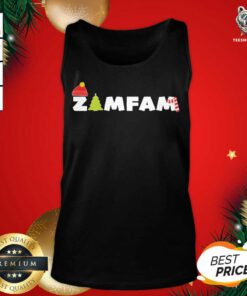 Rebecca Zamolo Merch Zamfam Holiday Tank Top - Design By Teeshirtbear.com