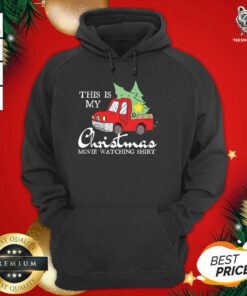This Is My Christmas Movie Watching With Vintage Truck Hoodie - Design By Teeshirtbear.com