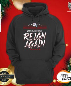 Buffalo Bills 2020 Division Champions Herer Comes The Reign Again Hoodie - Design By Teeshirtbear.com