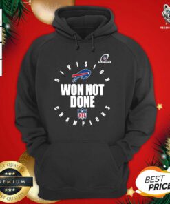 Buffalo Bills Afc East Champions 2021 Won Not Done Hoodie - Design By Teeshirtbear.com