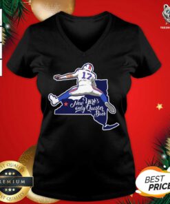 Buffalo Bills Josh Allen New York’s Only Quarterback V-neck - Design By Teeshirtbear.com