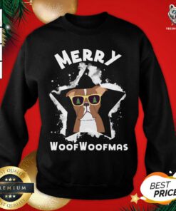 Christmas With My Sweet Dog Gift Idea Sweatshirt - Design By Teeshirtbear.com