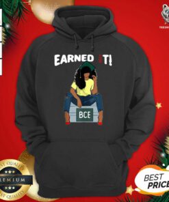 Earned It Bachelor Of Civil Engineering Bce Black Graduate Hoodie - Design By Teeshirtbear.com