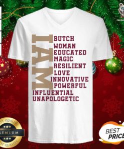 I Am Feminist Woman Educated Magic Intelligent Love V-neck - Design By Teeshirtbear.com