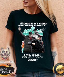 Jurgen Klopp The Best FIFA Men’s Coach 2020 Signature V-neck - Design By Teeshirtbear.com