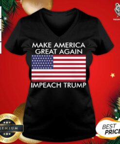 Make America Great Again Impeach Trump Anti Trump V-neck - Design By Teeshirtbear.com
