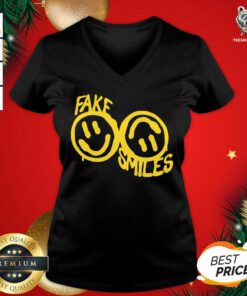 Phora Merch Sprayed Smiles V-neck - Design By Teeshirtbear.com