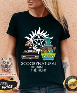 Scoobynatural Join The Hunt 2020 V-neck - Design By Teeshirtbear.com