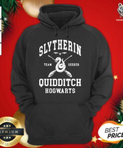 Slytherin Team Seeker Quidditch Hogwarts Hoodie - Design By Teeshirtbear.com
