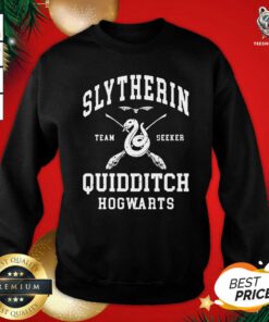 Slytherin Team Seeker Quidditch Hogwarts Sweatshirt - Design By Teeshirtbear.com