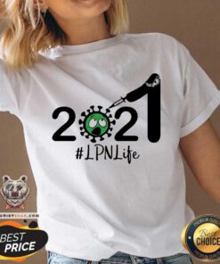 2021 Coronavirus LPN Life V-neck - Design By Teeshirtbear.com