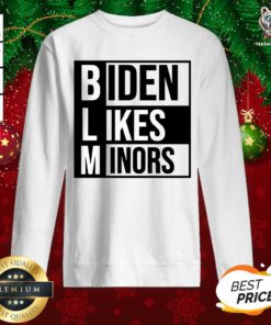 BLM Biden Like Minors Sweatshirt - Design By Teeshirtbear.com