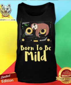 Born To Be Mild Design For Dark Colors Tank Top - Design By Teeshirtbear.com
