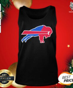 Buffalo Bills Merged Logo Tank Top - Design By Teeshirtbear.com