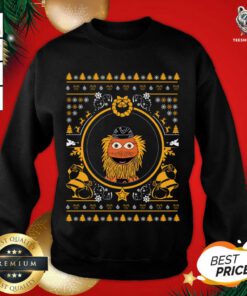 Christmas Gritty Mascot Sweatshirt - Design By Teeshirtbear.com